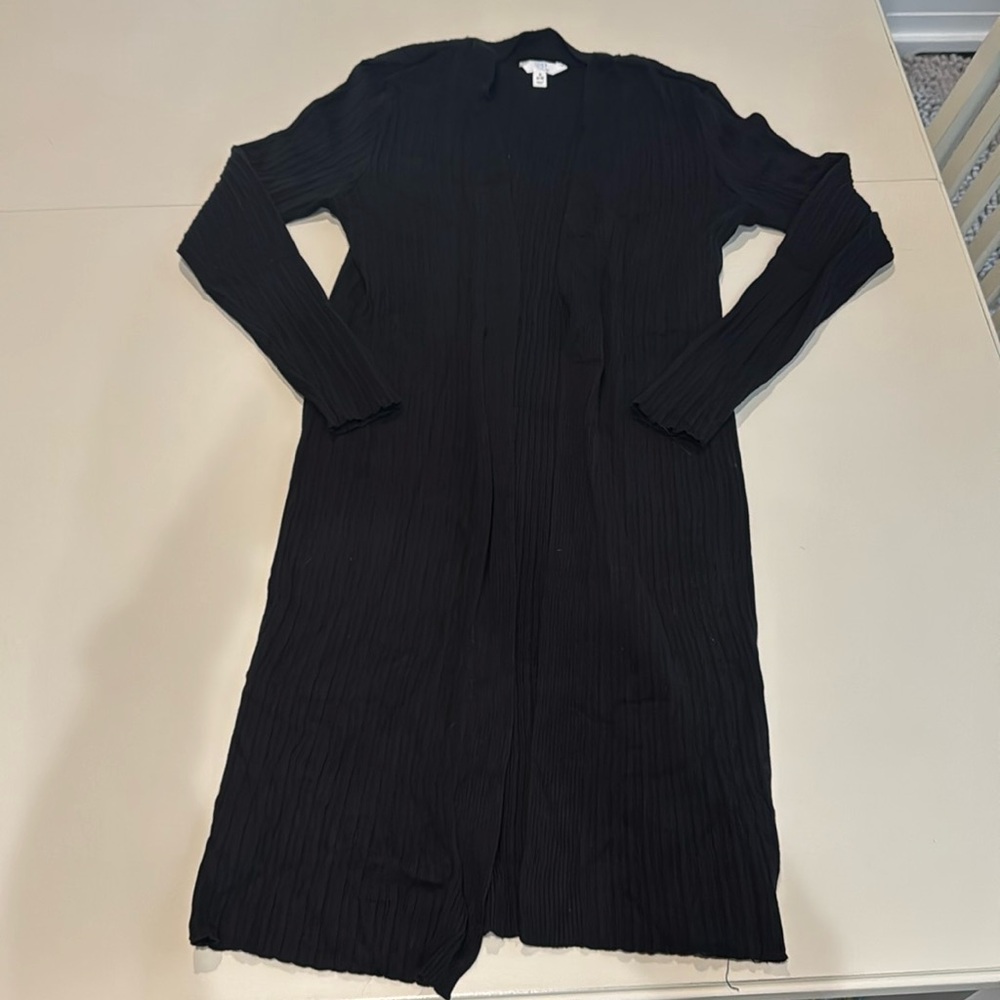 Black long jacket/cover up